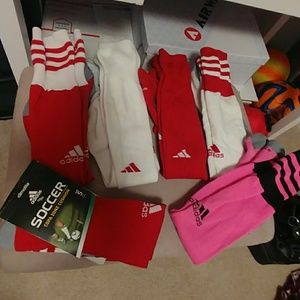 Lot of Adidas soccer socks